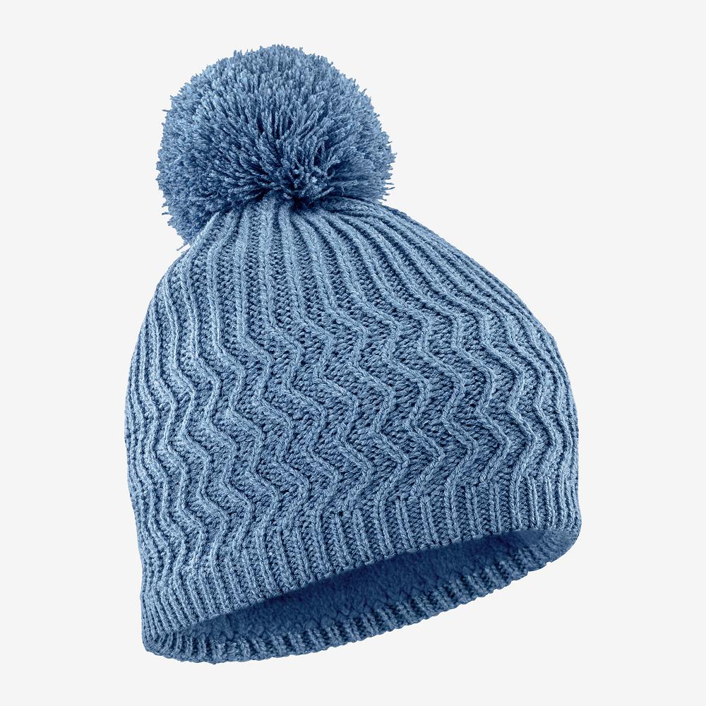 Salomon Singapore Mens Beanie - KUBA Blue | 51683-XJAN